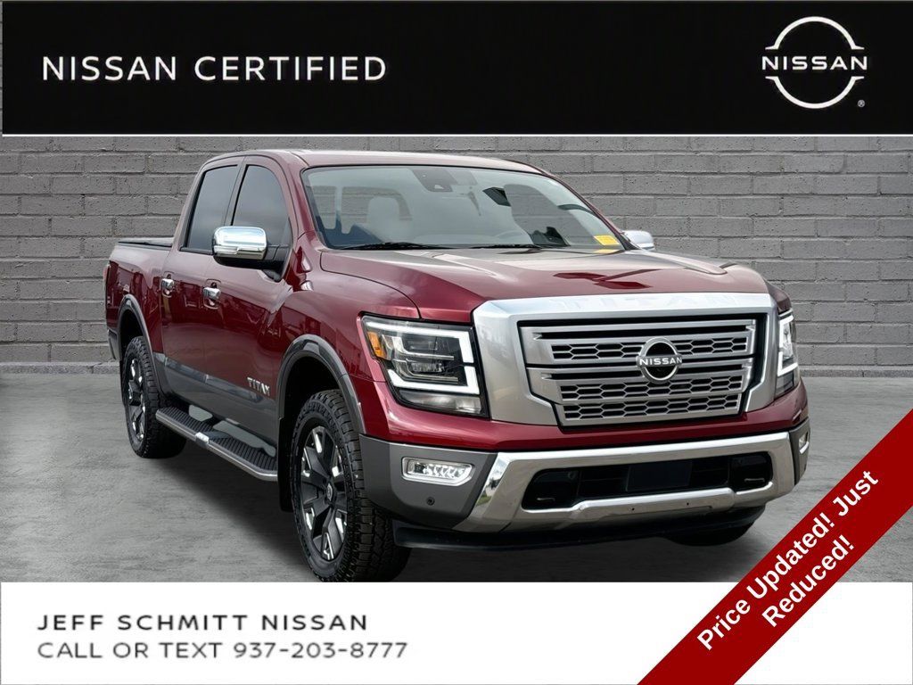 Certified 2024 Nissan Titan Platinum Reserve w/ Moonroof Package AWD/4WD image 1