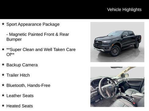 Used 2023 Ford Ranger Lariat w/ Equipment Group 501A High AWD/4WD image 16