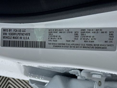 New 2026 RAM 1500 Rebel w/ Rebel Level 1 Equipment Group AWD/4WD image 19