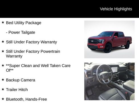 Used 2024 Ford F150 Lariat w/ Equipment Group 502A High image 16