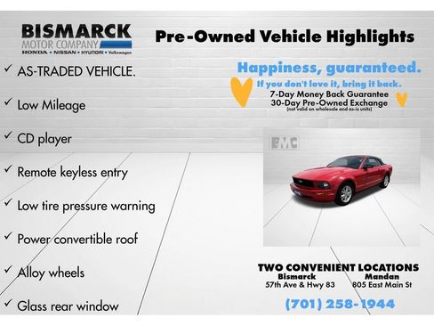 Used 2007 Ford Mustang Convertible RWD image 5