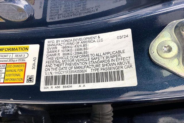 Certified 2024 Honda Accord EX image 33