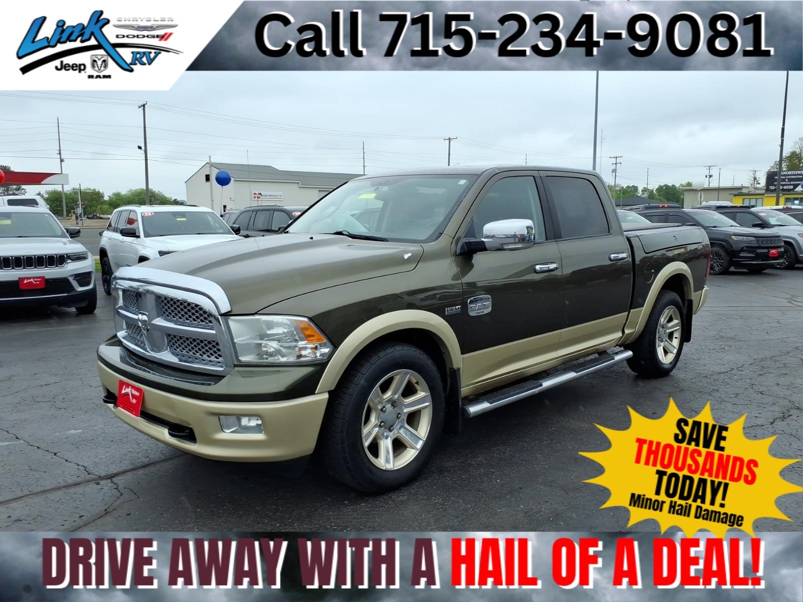 Used 2012 RAM 1500 Laramie Longhorn w/ Protection Group AWD/4WD image 1
