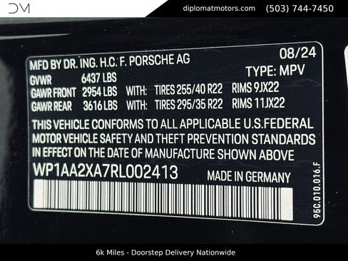 Used 2024 Porsche Macan 4 Electric w/ Premium Package AWD/4WD image 51