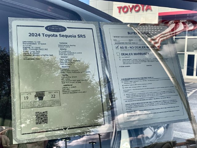 Used 2024 Toyota Sequoia SR5 w/ SR5 Premium Package AWD/4WD image 46