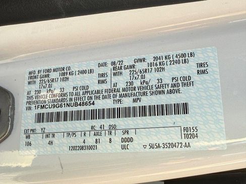 Certified 2022 Ford Escape SE image 27