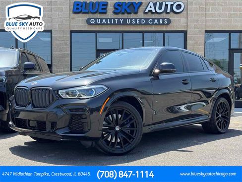 Used 2023 BMW X6 M50i w/ Executive Package AWD/4WD image 1