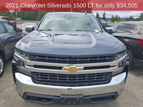 Used 2021 Chevrolet Silverado 1500 LT w/ Convenience Package II AWD/4WD image 3