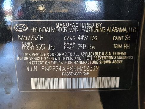 Used 2019 Hyundai Sonata SE w/ Winter Weather Package FWD image 33