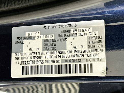Used 2017 MAZDA MAZDA6 Grand Touring FWD image 12