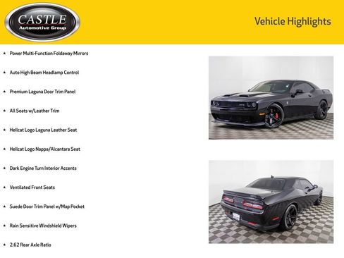 Used 2019 Dodge Challenger SRT Hellcat w/ Laguna Leather Package image 8