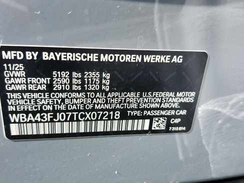 New 2026 BMW 530i w/ M Sport Package RWD image 15