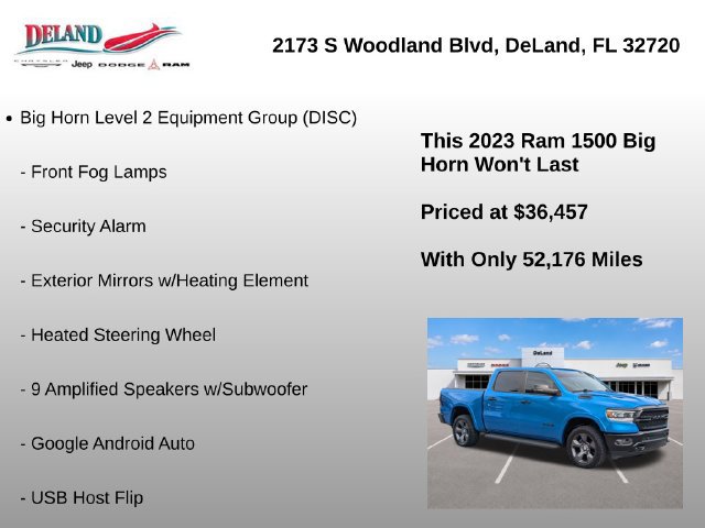Used 2023 RAM 1500 Big Horn AWD/4WD image 29