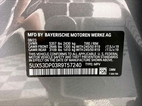 Certified 2024 BMW X3 xDrive30i w/ Premium Package AWD/4WD image 36