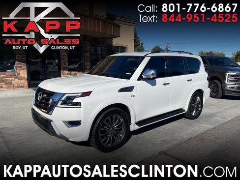 Used 2022 Nissan Armada Platinum w/ Captain's Chairs Package image 1