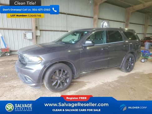 Used 2018 Dodge Durango SXT w/ Quick Order Package 2BB RWD image 1