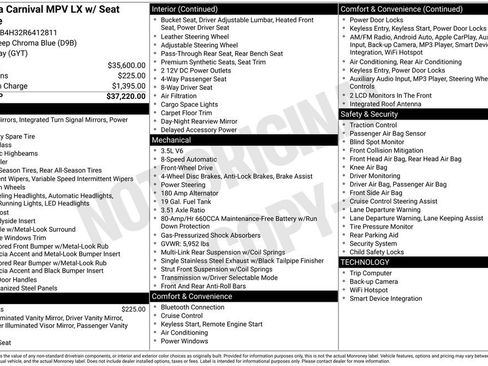 Used 2024 Kia Carnival LX FWD image 17