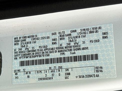 Used 2023 Ford F150 XLT w/ Equipment Group 302A High image 31