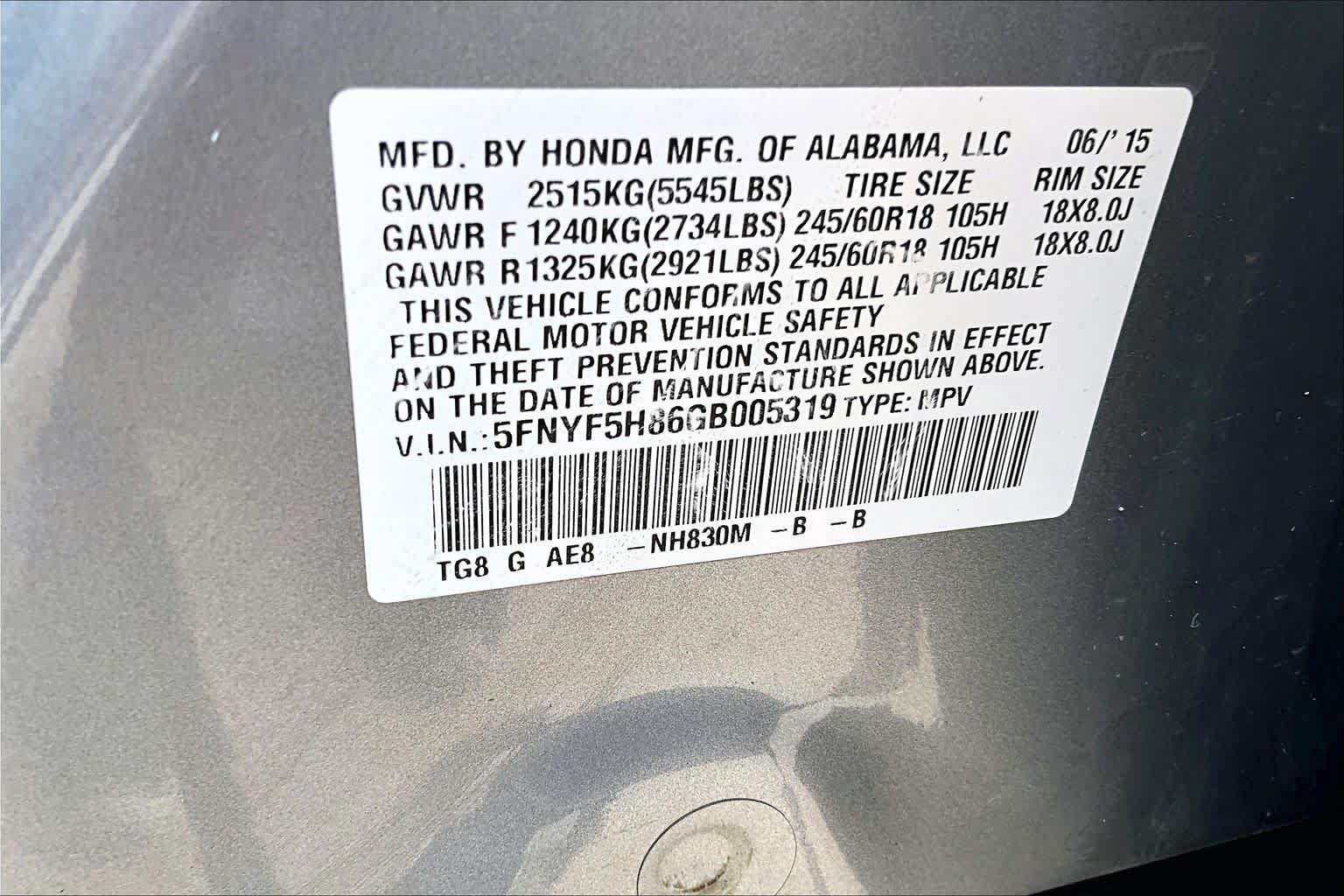 Used 2016 Honda Pilot EX-L image 35