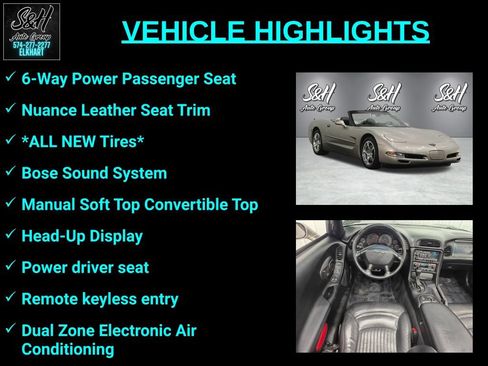 Used 2001 Chevrolet Corvette Convertible w/ Preferred Equipment Group2 RWD image 3