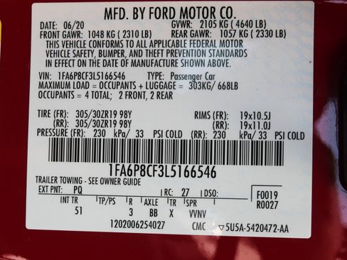 Used 2020 Ford Mustang GT Premium w/ Performance Package - Level 2 image 30