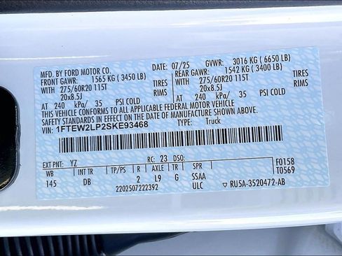 New 2025 Ford F150 STX w/ Equipment Group 200A image 13