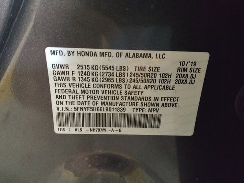 Used 2020 Honda Pilot Touring image 33