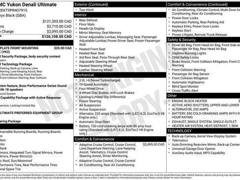 Used 2023 GMC Yukon Denali Ultimate AWD/4WD image 14