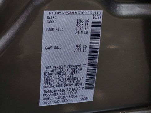 Certified 2025 Nissan Altima 2.5 S image 26