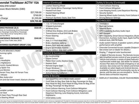 Used 2023 Chevrolet TrailBlazer ACTIV w/ Convenience Package AWD/4WD image 17