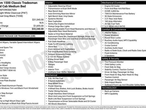 Used 2019 RAM 1500 Tradesman RWD image 10