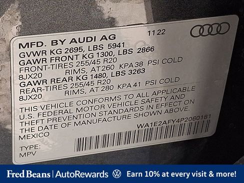 Used 2023 Audi Q5 e Premium Plus w/ Premium Plus Package AWD/4WD image 34