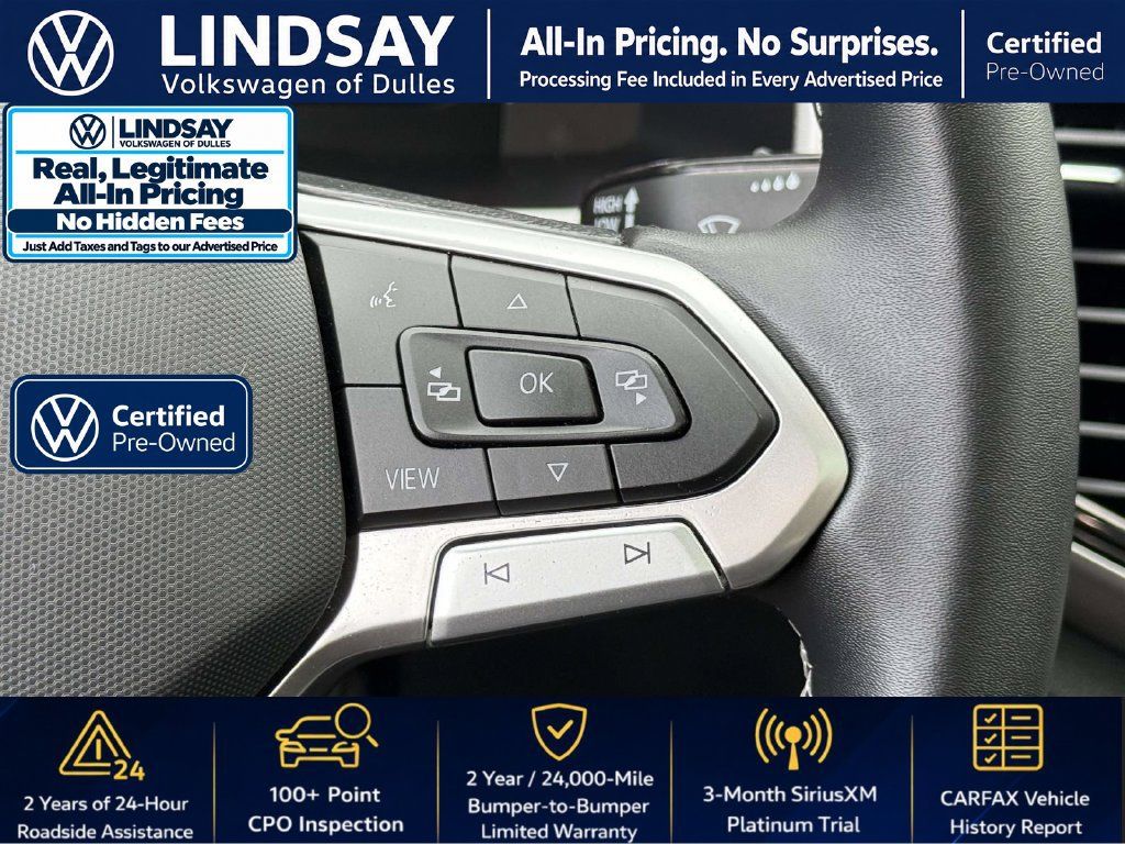 Certified 2023 Volkswagen Atlas SE w/ Panoramic Sunroof Package AWD/4WD image 23