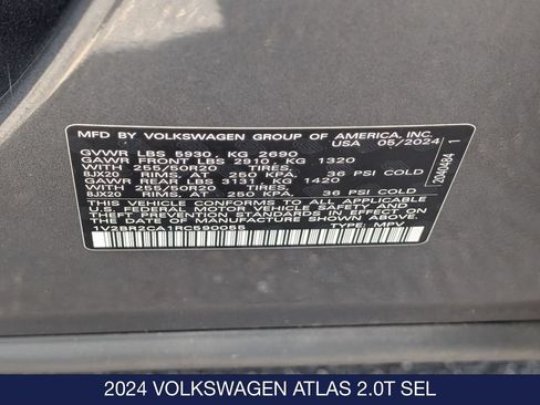 Used 2024 Volkswagen Atlas SEL AWD/4WD image 37