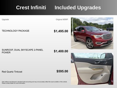 Used 2019 GMC Acadia Denali w/ Technology Package FWD image 5
