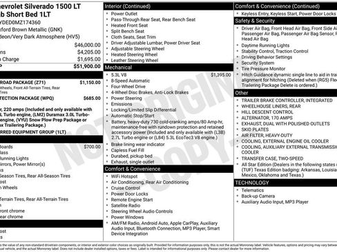 Used 2021 Chevrolet Silverado 1500 LT w/ Z71 Off-Road Package AWD/4WD image 12