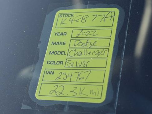 Used 2022 Dodge Challenger R/T w/ Plus Package RWD image 14