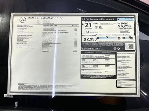 New 2026 Mercedes-Benz GLE 450 4MATIC image 18