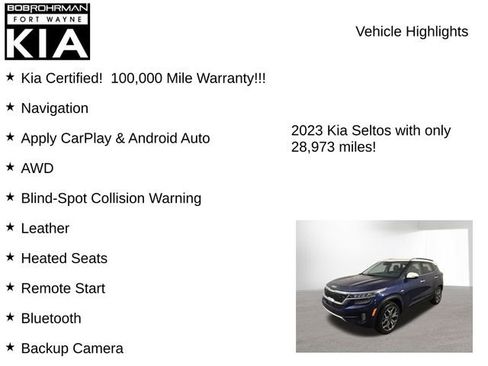 Certified 2023 Kia Seltos SX image 7