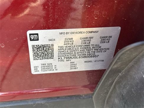 Certified 2025 Chevrolet TrailBlazer RS w/ Driver Confidence Package image 33