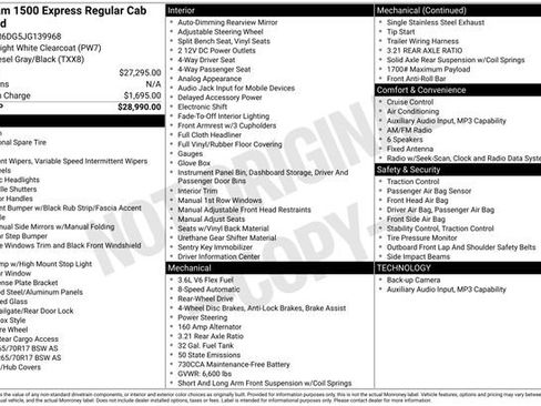 Used 2018 RAM 1500 Express RWD image 15