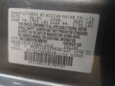 Used 2024 Nissan Versa SV FWD image 33