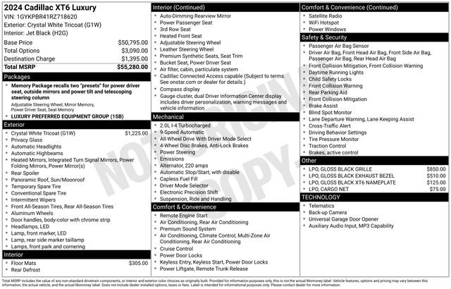 Certified 2024 Cadillac XT6 Luxury AWD/4WD image 2