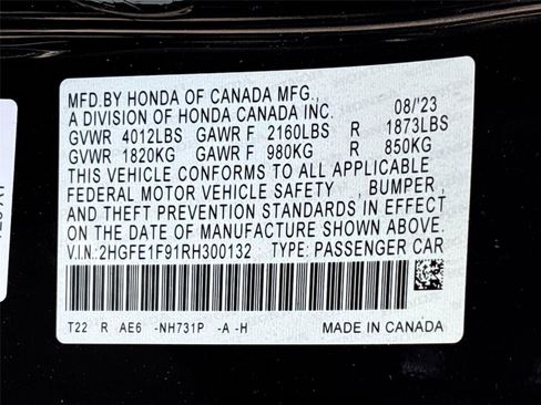 Used 2024 Honda Civic Touring image 37