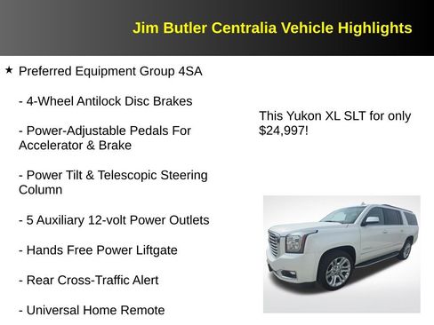 Used 2018 GMC Yukon XL SLT w/ Premium Edition image 12