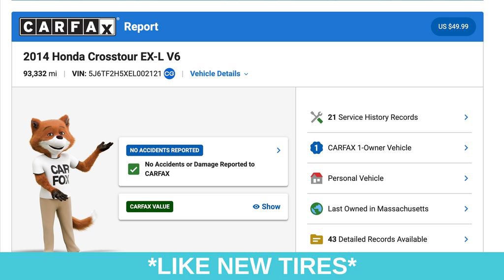 Used 2014 Honda Crosstour EX-L image 10