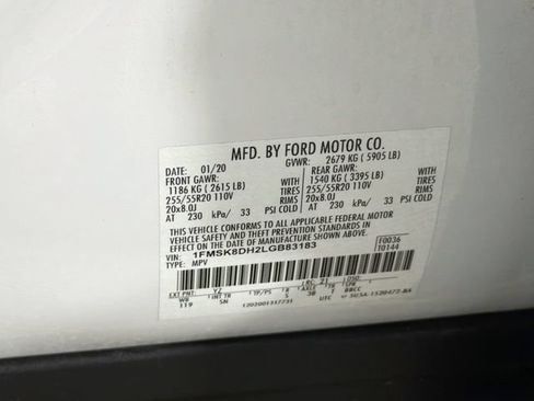 Certified 2020 Ford Explorer XLT w/ Equipment Group 202A AWD/4WD image 40