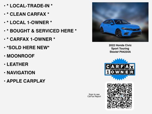 Certified 2022 Honda Civic Sport Touring image 7