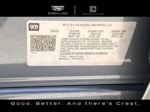 Certified 2024 Cadillac CT5 Sport RWD image 34