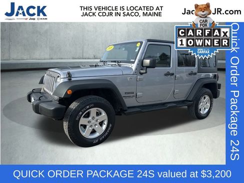 Used 2015 Jeep Wrangler Unlimited Sport w/ Quick Order Package 24S image 1